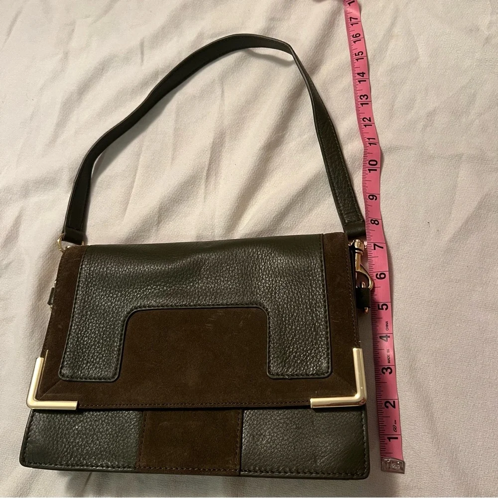 Vince Camuto genuine leather and suede hand bag - Picture 12 of 16